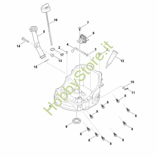 Picture of J - Meccanismo regolatore e coppa dell'olio EVC 300.0 (EVC300-0001)